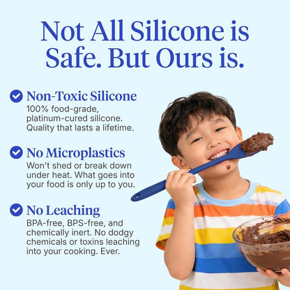 GIR: 5-Piece Silicone Essentials Kitchen Utensils Set – Royal Blue