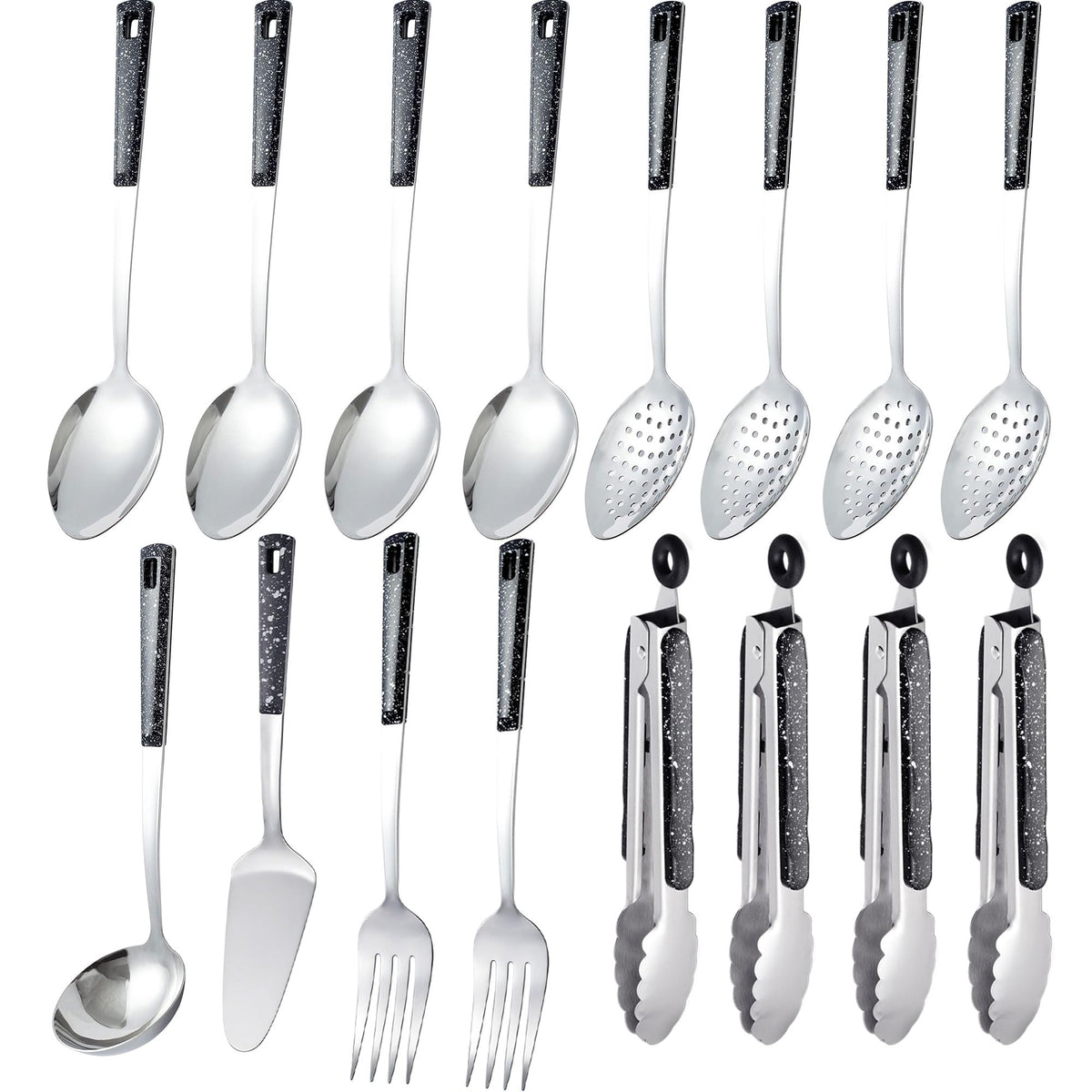 Stainless Steel Metal Serving Utensils Set