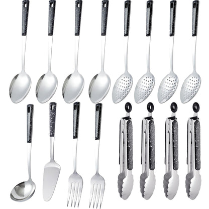 Stainless Steel Metal Serving Utensils Set