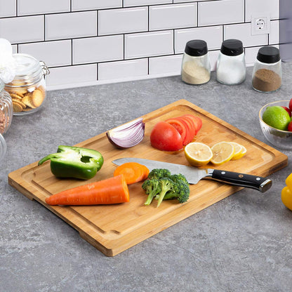 Empune Extra Large Cutting Board, 17.6" Bamboo Cutting Boards for Kitchen