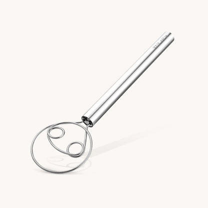 Danish Dough Whisk - Stainless Steel Bread Mixer for Smooth Dough Mixing, Durable Kitchen Tool for Baking and Whisking Eggs