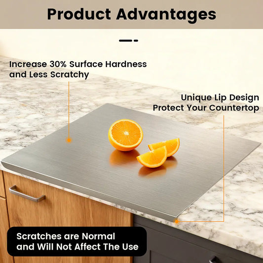 Stainless Steel Chopping Board, Non-slip Kitchen Chopping Board, Kitchen Cutting Board, Kitchen Accessories, Household Kitchen Gadgets #4th of july accessories,home essentials,sohochic