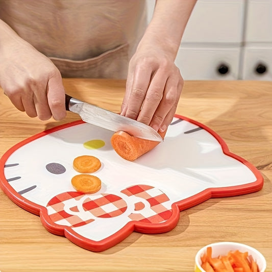 Sanrio Authorized, Cute Cartoon Double-Sided Cutting Board, Adorable Cartoon Kitchen Vegetable And Fruit Board, Cute Cinnamonroll Board, Kuromi Cute Board, Hello Kitty Cute Fruit Board, Adorable Kitchen Additions