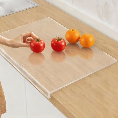 Cutting Board, Kitchen Cutting Board, Countertop Protector with Kitchen Counter Lip, Meal Cutting Board for Gifts for Mom And Dad