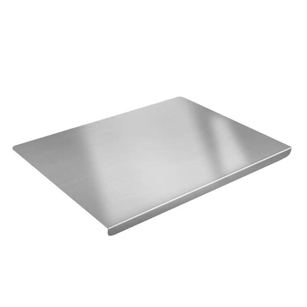 Premium Stainless Steel Kitchen Cutting Board - Non-slip Rubber Base, Heavy Duty Versatile Kitchen Gadget for Family Meat & Vegetables, Thanksgiving Gift for Mothers