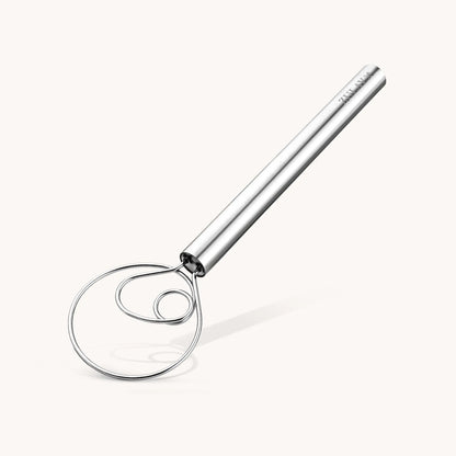 Danish Dough Whisk - Stainless Steel Bread Mixer for Smooth Dough Mixing, Durable Kitchen Tool for Baking and Whisking Eggs